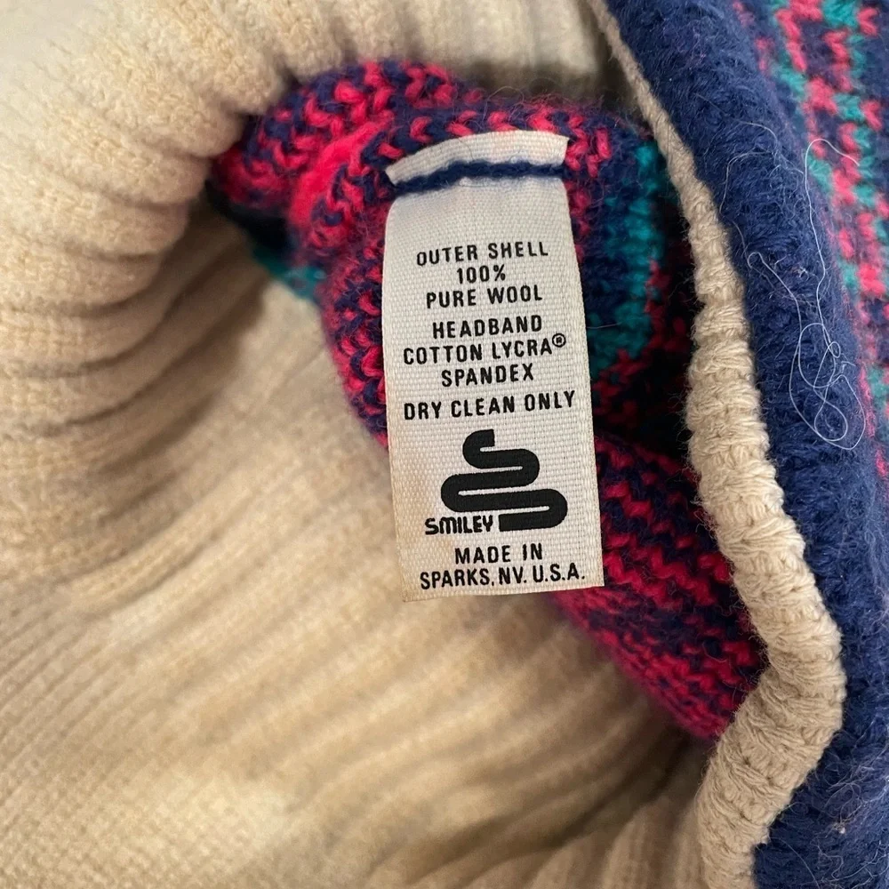 SMILEY VINTAGE WOOL BEANIE